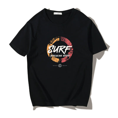Camiseta Manga Corta Hombre Algodón Puro Estilo Náutico Japonés Suelta - Image 14