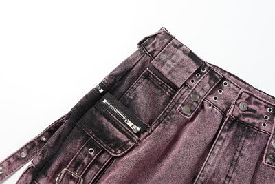 Pantalón Casual Recto con Múltiples Bolsillos y Cierre - Image 17