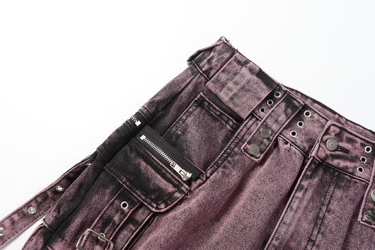Pantalón Casual Recto con Múltiples Bolsillos y Cierre - Image 17