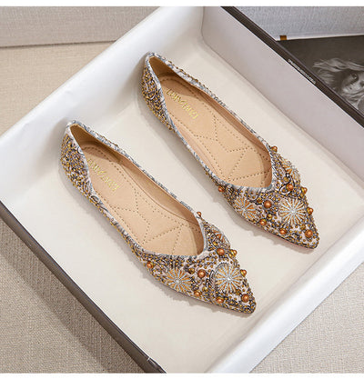 Zapatos Planos Mujer con Pedrería y Remaches - Nuevo Estilo Elegante - Image 18