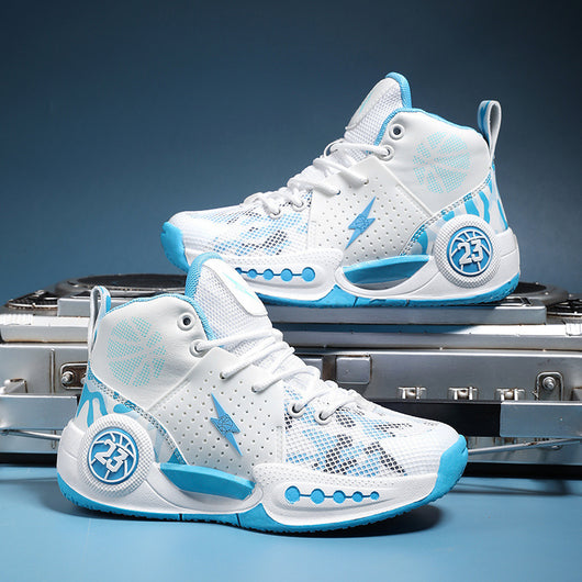 Zapatillas de Baloncesto Infantiles con Malla Transpirable y Suela Antideslizante - Image 10