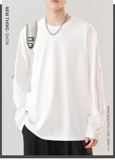 Camiseta Térmica Hombre Cuello Redondo Suéter Interior Grueso Ajuste Holgado - Image 23
