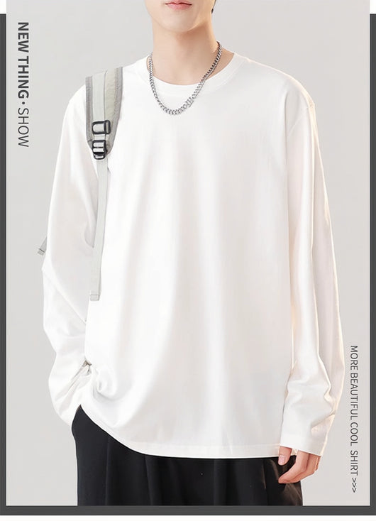 Camiseta Térmica Hombre Cuello Redondo Suéter Interior Grueso Ajuste Holgado - Image 23