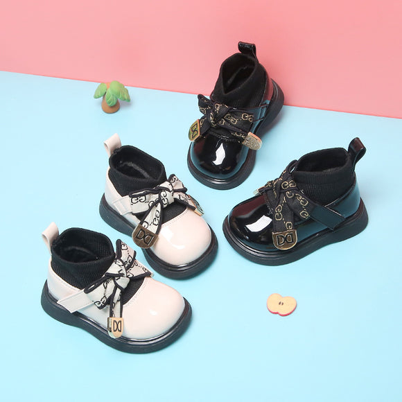 Zapatos de Cuero para Niña Pequeña Estilo Princesa