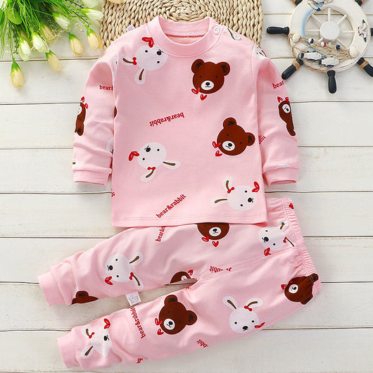 Conjunto de Pijamas y Ropa Interior de Algodón para Bebés y Niños - Image 9