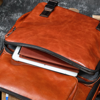 Bolsa de Cuero Genuino para Laptop con Gran Capacidad - Image 11