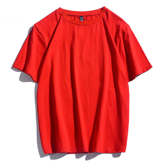 Camiseta Básica de Algodón Puro Manga Corta - Image 34