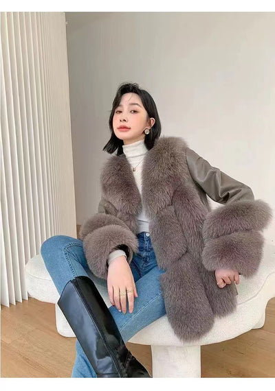 Abrigo de Una Pieza para Mujer Otoño e Invierno - Image 9
