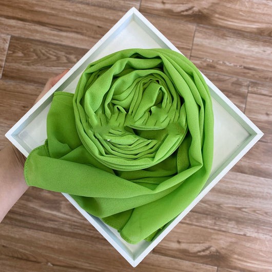 Pañuelo Hijab de Gasa Perlada Liso para Mujer - Image 48