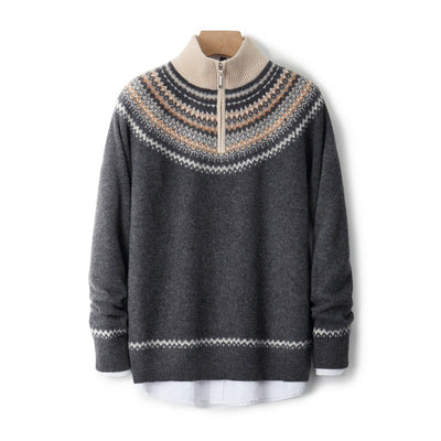 Suéter Grueso de Cuello Alto para Otoño e Invierno - Image 4