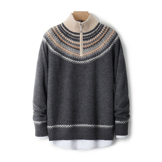 Suéter Grueso de Cuello Alto para Otoño e Invierno - Image 4