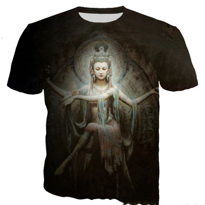 Playera Clásica Cuello Redondo Manga Corta con Estampado Personalizado - Image 5