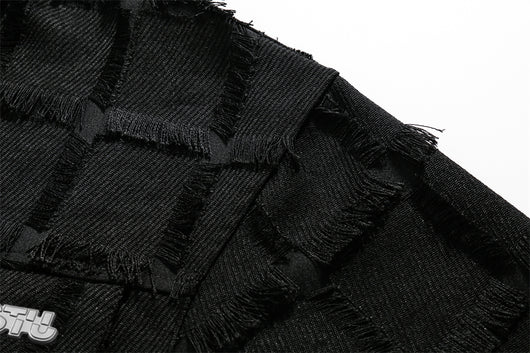 Chaqueta Jacquard con Borlas Color Sólido - Estilo High Street - Image 14
