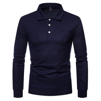 Camisa Casual de Manga Larga Slim Fit con Cuello de Color - Image 35