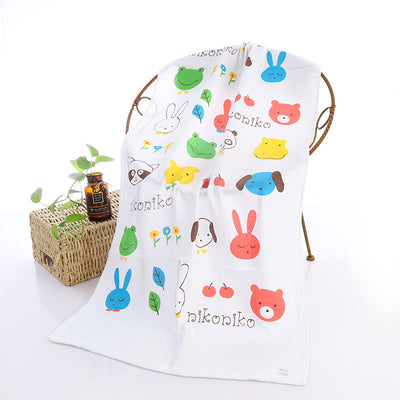 Toalla de Baño Infantil Doble Capa con Estampado Cartoon - Image 8