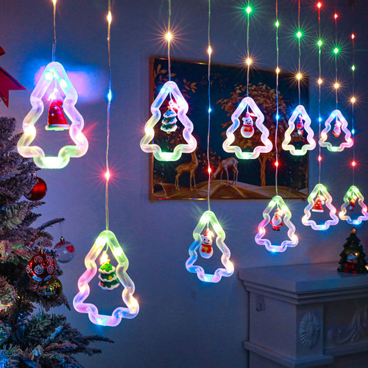 Cadena de Luces Navideñas para Cortinas - Image 8