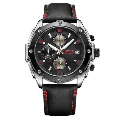 Reloj Cronógrafo Deportivo de Tres Agujas con Calendario y Esfera Luminosa - Image 6