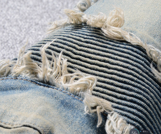 Pantalones Moto Denim con Refuerzos en los Pies - Image 9