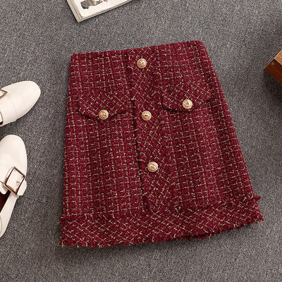 Conjunto de Falda Corta y Chaqueta de Dos Piezas - Image 9