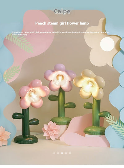 Lámpara de Mesa Floral Personalizada con Diseño Moderno - Image 11