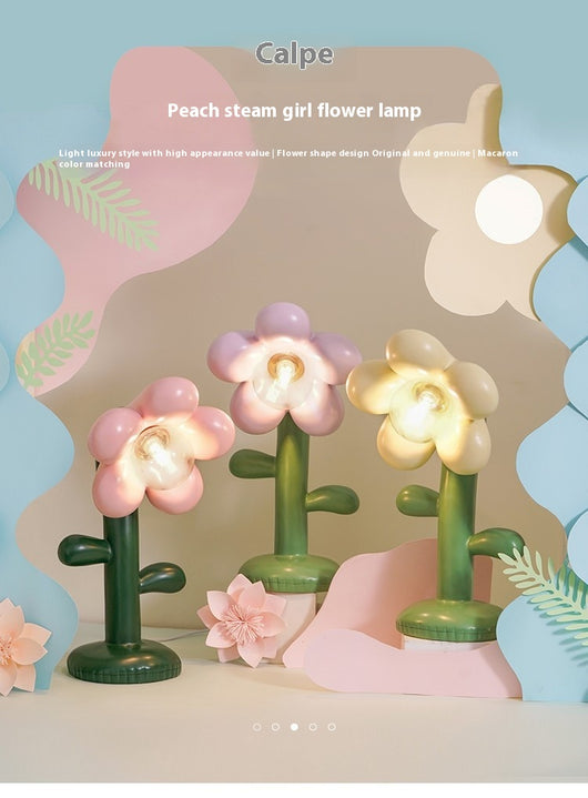 Lámpara de Mesa Floral Personalizada con Diseño Moderno - Image 11