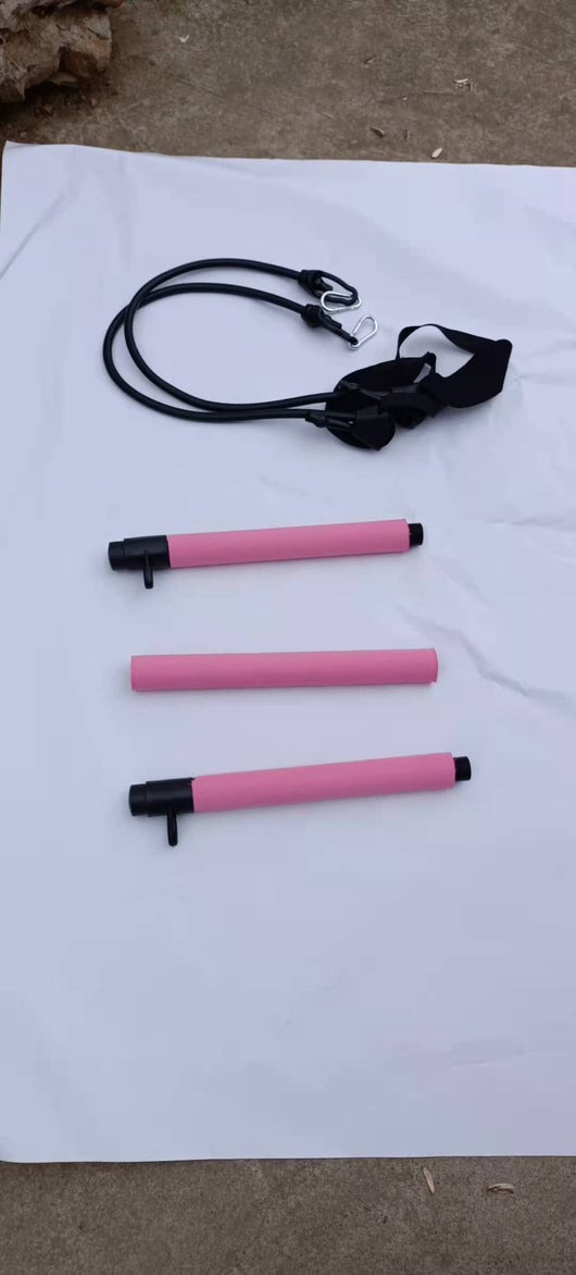 Bastón de Pilates Extensible de Tres Secciones - Image 11