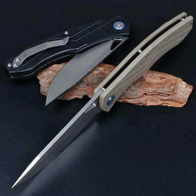 Cuchillo Plegable de Supervivencia en Acero Inoxidable Portátil y Versátil - Image 9
