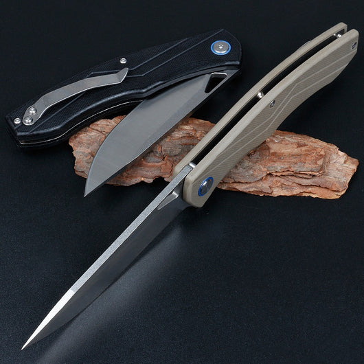 Cuchillo Plegable de Supervivencia en Acero Inoxidable Portátil y Versátil - Image 9