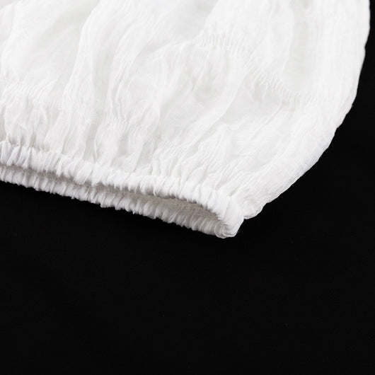 Conjunto de 3 Piezas: Blusa Suelta Manga Larga, Short Cintura Alta - Image 13