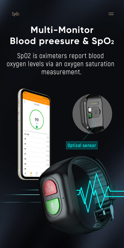 Pulsera Inteligente con GPS, Monitor Cardíaco y Presión Arterial - Image 16