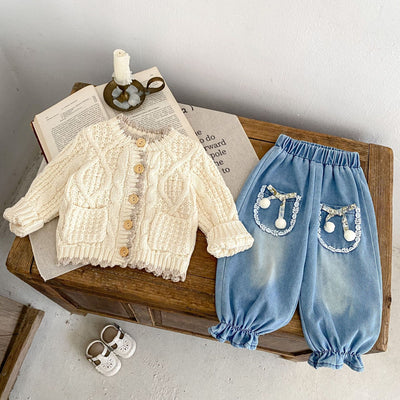 Suéter Tejido Niña Cuello Redondo Diseño Personalizado - Image 16