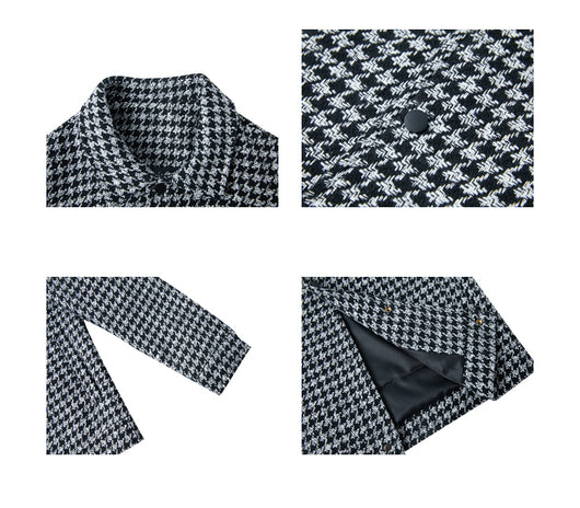 Abrigo Corto de Lana Suelta para Hombre - Estilo Casual - Image 10