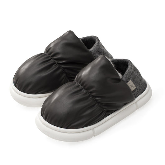Pantuflas de Algodón Reversibles con Bolsa de Felpa Gruesa - Image 11