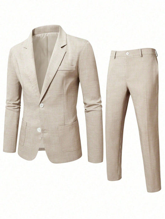 Traje de Negocios Ejecutivo Liso para Hombre - Image 11