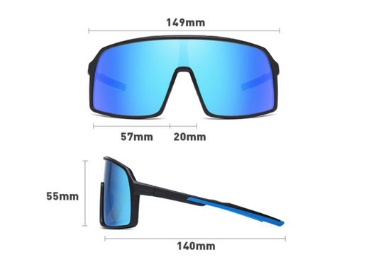 Gafas de Sol Hombre Montura Grande Diseño Minimalista - Image 19