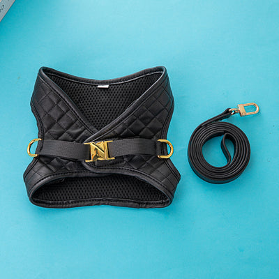 Arnés de Tracción Pectoral y Dorsal para Perros en Cuero - Image 8