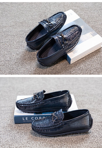 Zapatos de Cuero Estilo Británico para Niños Step On - Image 34