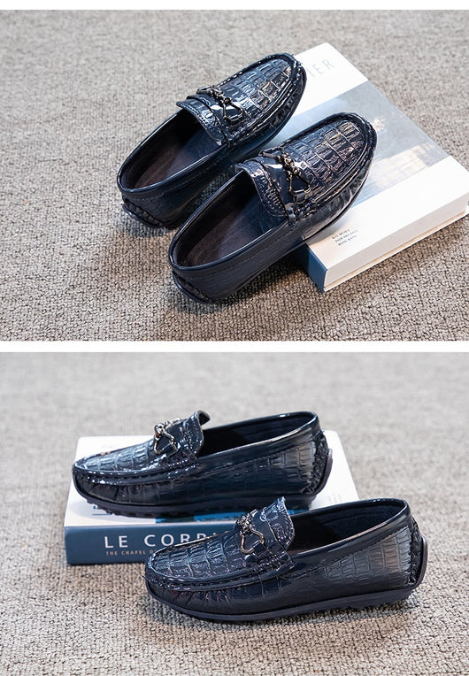 Zapatos de Cuero Estilo Británico para Niños Step On - Image 34