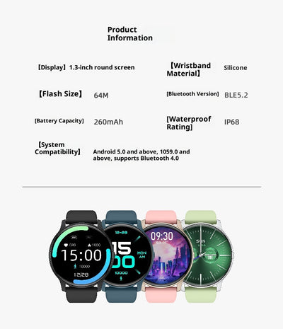 Reloj Inteligente con Llamadas Bluetooth y Monitoreo de Salud - Image 20