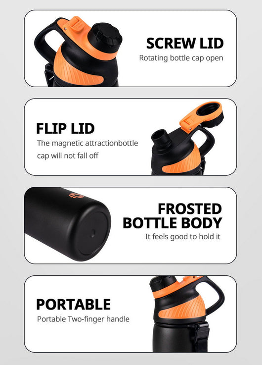 Vaso Deportivo Aislante Portátil de Acero Inoxidable 304 para Niños - Image 33