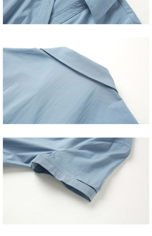 Vestido Camisero Slim Fit Elegante de Corte Occidental - Image 14