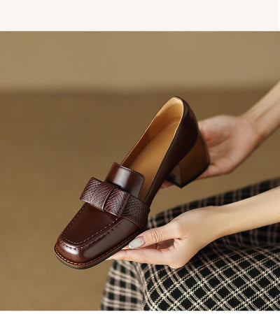 Zapatos Ejecutivos de Cuero Suave con Tacón Robusto - Image 16