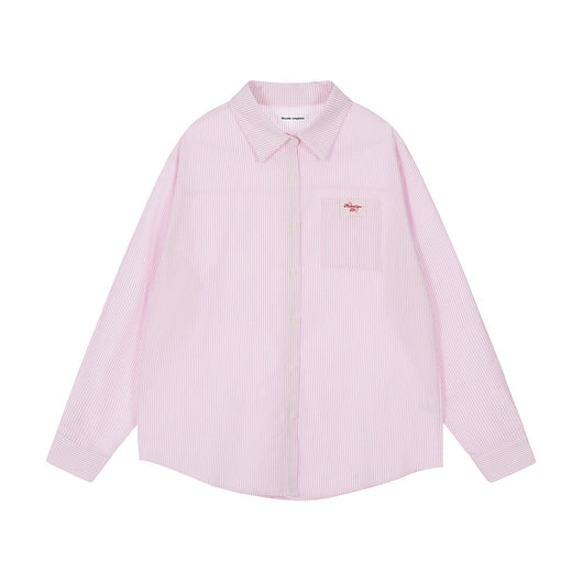 Camisa Suelta a Rayas para Hombre y Mujer - Image 5