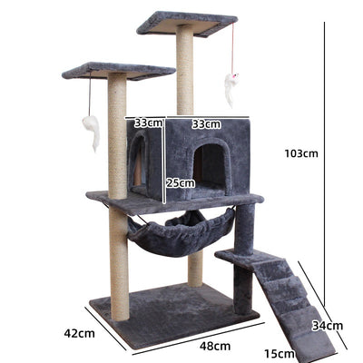 Árbol Rascador para Gatos con Torre de Escalada Espada - Image 5