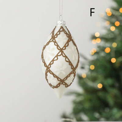 Bola de Navidad Decorativa de Vidrio Soplado - Adorno Artesanal para Árbol - Image 7