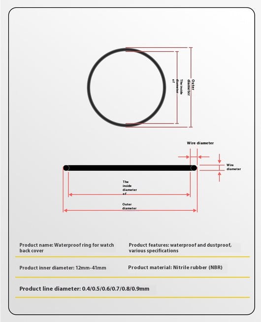 Anillo de Sellado Impermeable para Reloj - Protección Total - Image 15