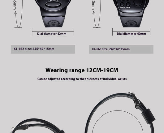Reloj Parlante con Anunciador de Hora Electrónico - Image 10