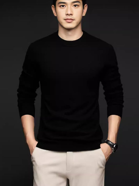 Polera Térmica Básica Cuello Redondo para Hombre - Colores Sólidos - Image 7