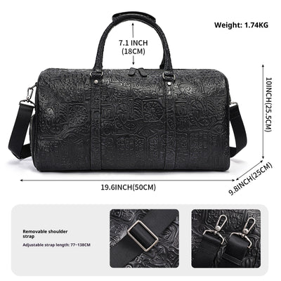 Bolso para Hombre con Diseño Embosado Retro - Image 16