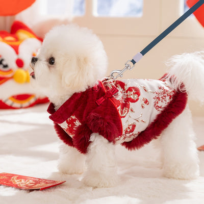 Abrigo Tradicional Chino para Mascotas - Chaqueta Acolchada de Año Nuevo para Perros y Gatos - Image 15